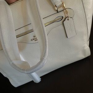 White Coach Bag Unused Still Has Tags